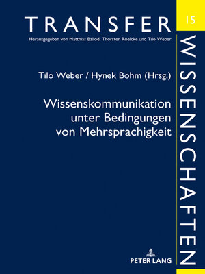 cover image of Wissenskommunikation unter Bedingungen von Mehrsprachigkeit